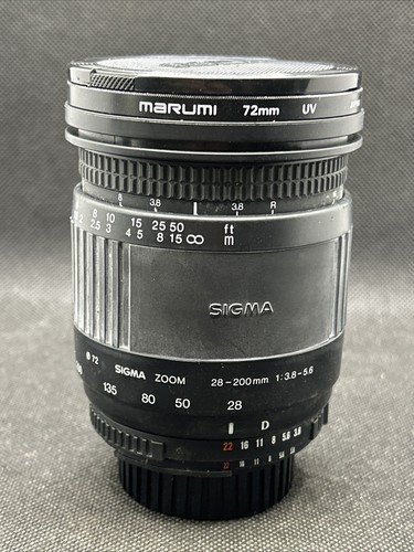 Obiettivo zoom sigma 200 - obiettivo, 28-200